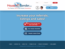 Tablet Screenshot of housesender.com